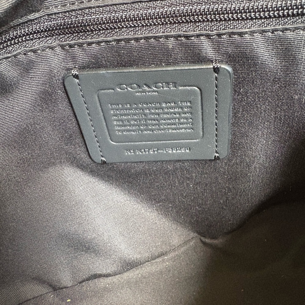 Coach Black Pebbled Leather Hobo Bag - Picture 7 of 7